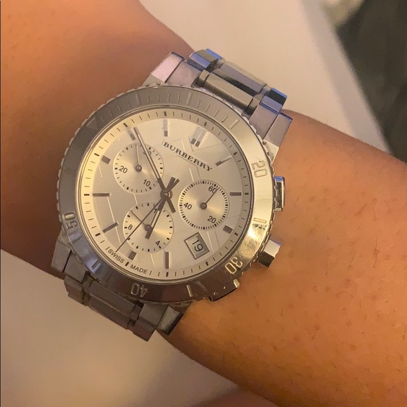 Silver Burberry Watch